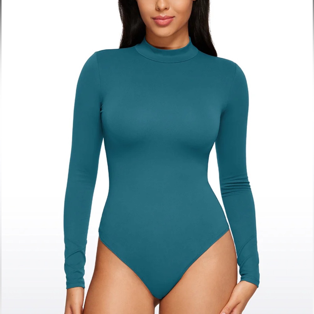 CRZ Yoga Butterluxe Long Sleeve Bodysuits Sz M